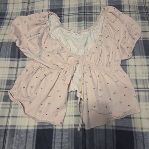 Pink Republic Light Pink Floral Blouse